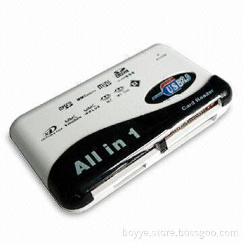 USB2.0 All-in-one Card Reader with Up to 480Mbps Transfer Rate